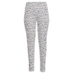 Cartoon Koala Pattern Print High-Waisted Pocket Leggings