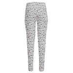 Cartoon Koala Pattern Print High-Waisted Pocket Leggings