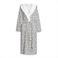 Cartoon Koala Pattern Print Hooded Bathrobe