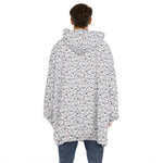 Cartoon Koala Pattern Print Hoodie Blanket