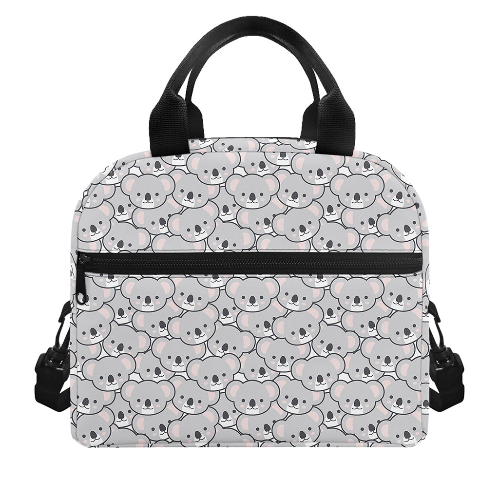 Cartoon Koala Pattern Print Insulated Lunch Bag