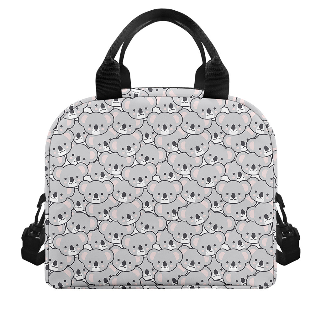 Cartoon Koala Pattern Print Insulated Lunch Bag
