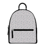 Cartoon Koala Pattern Print Leather Backpack
