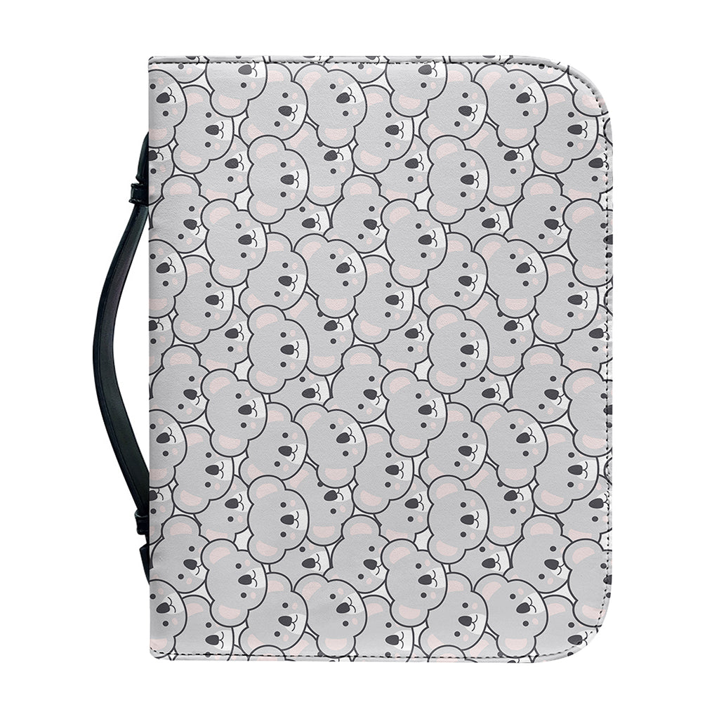 Cartoon Koala Pattern Print Leather Bible Cover