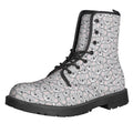Cartoon Koala Pattern Print Lace-Up Boots