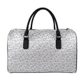 Cartoon Koala Pattern Print Leather Duffel Bag
