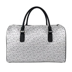 Cartoon Koala Pattern Print Leather Duffle Bag