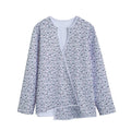 Cartoon Koala Pattern Print Long Sleeve Short Coat
