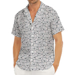 Cartoon Koala Pattern Print Men's Deep V-Neck Shirt