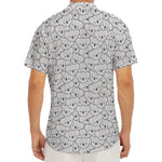 Cartoon Koala Pattern Print Men's Deep V-Neck Shirt