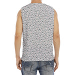Cartoon Koala Pattern Print Men's Fitness Tank Top
