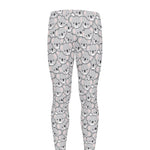 Cartoon Koala Pattern Print Men's leggings