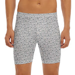 Cartoon Koala Pattern Print Men's Long Boxer Briefs