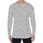 Cartoon Koala Pattern Print Men's Long Sleeve T-Shirt