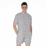 Cartoon Koala Pattern Print Men's Rompers