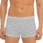 Cartoon Koala Pattern Print Men's Short Boxer Briefs