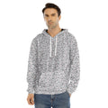 Cartoon Koala Pattern Print Men's Velvet Pullover Hoodie