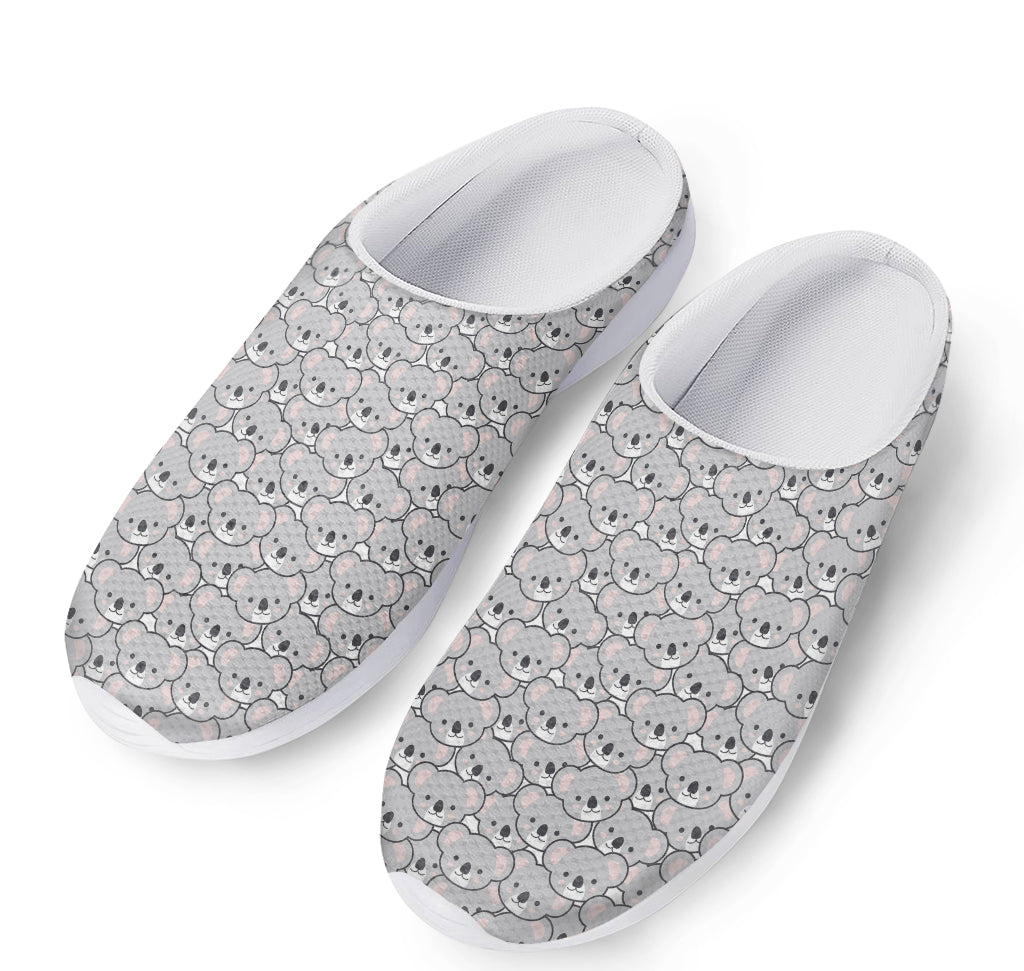 Cartoon Koala Pattern Print Mesh Casual Shoes