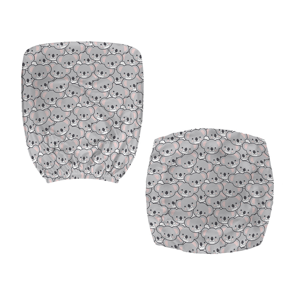 Cartoon Koala Pattern Print Office Chair Cover