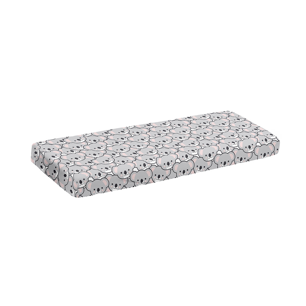 Cartoon Koala Pattern Print Piano Keyboard Cover
