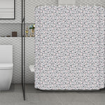 Cartoon Koala Pattern Print Polyester Shower Curtain