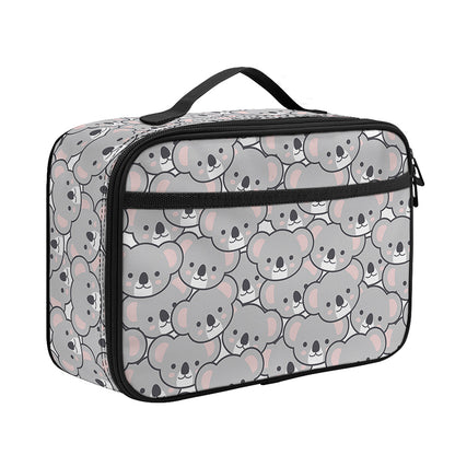 Cartoon Koala Pattern Print Portable Lunch Bag