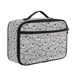 Cartoon Koala Pattern Print Portable Lunch Bag