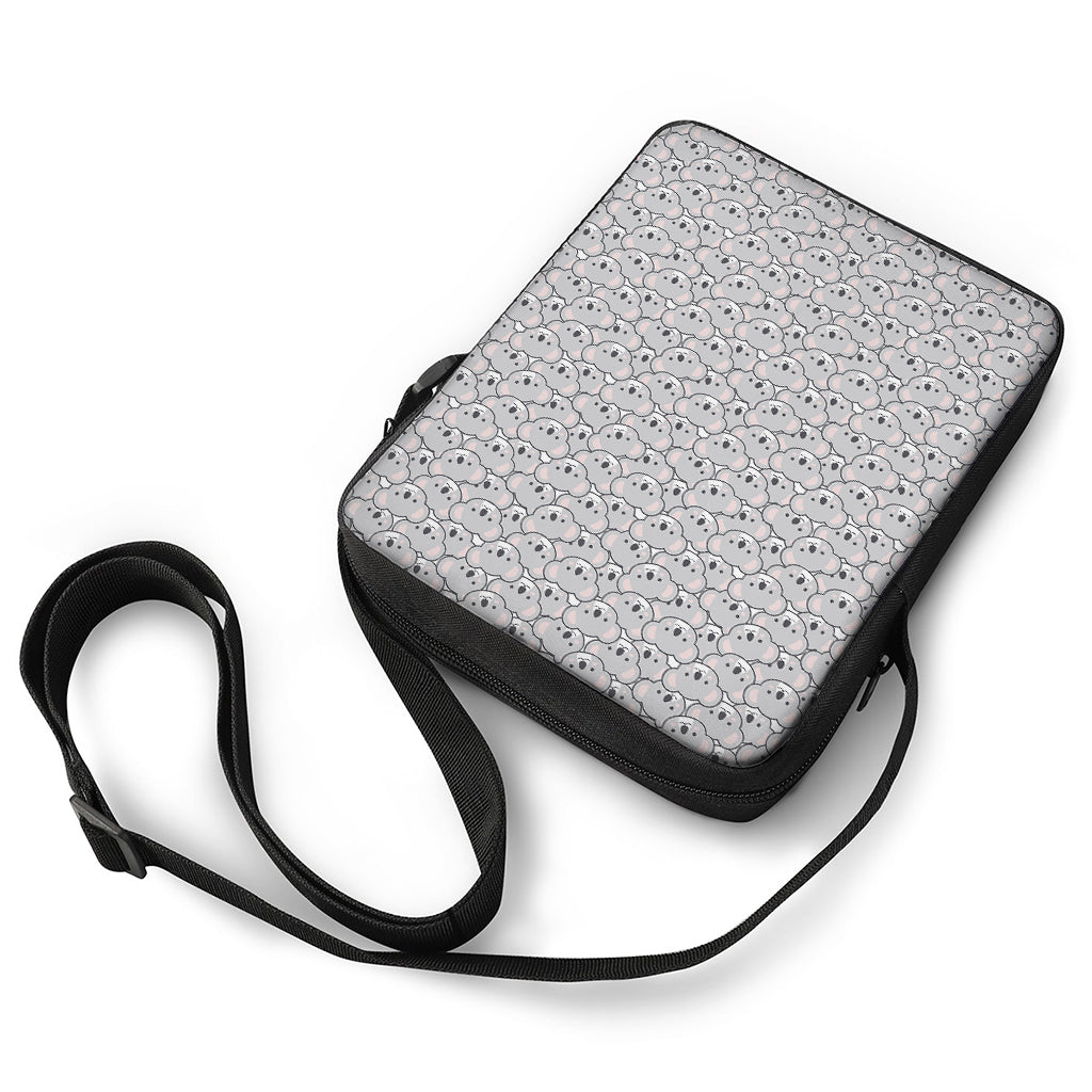 Cartoon Koala Pattern Print Rectangular Crossbody Bag