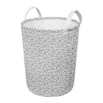 Cartoon Koala Pattern Print Round Laundry Basket