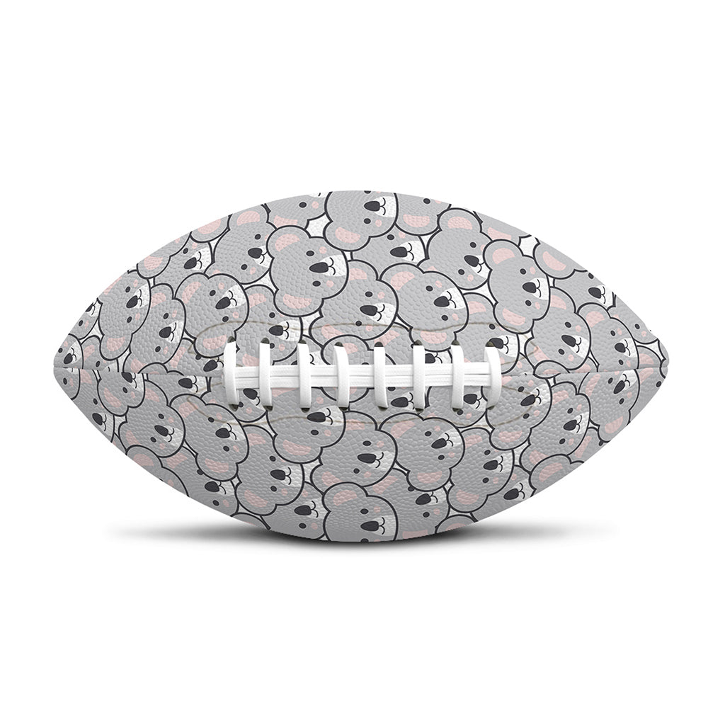 Cartoon Koala Pattern Print Rugby Ball