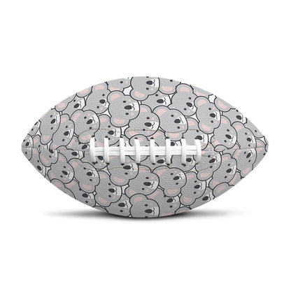 Cartoon Koala Pattern Print Rugby Ball