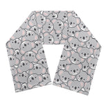 Cartoon Koala Pattern Print Scarf