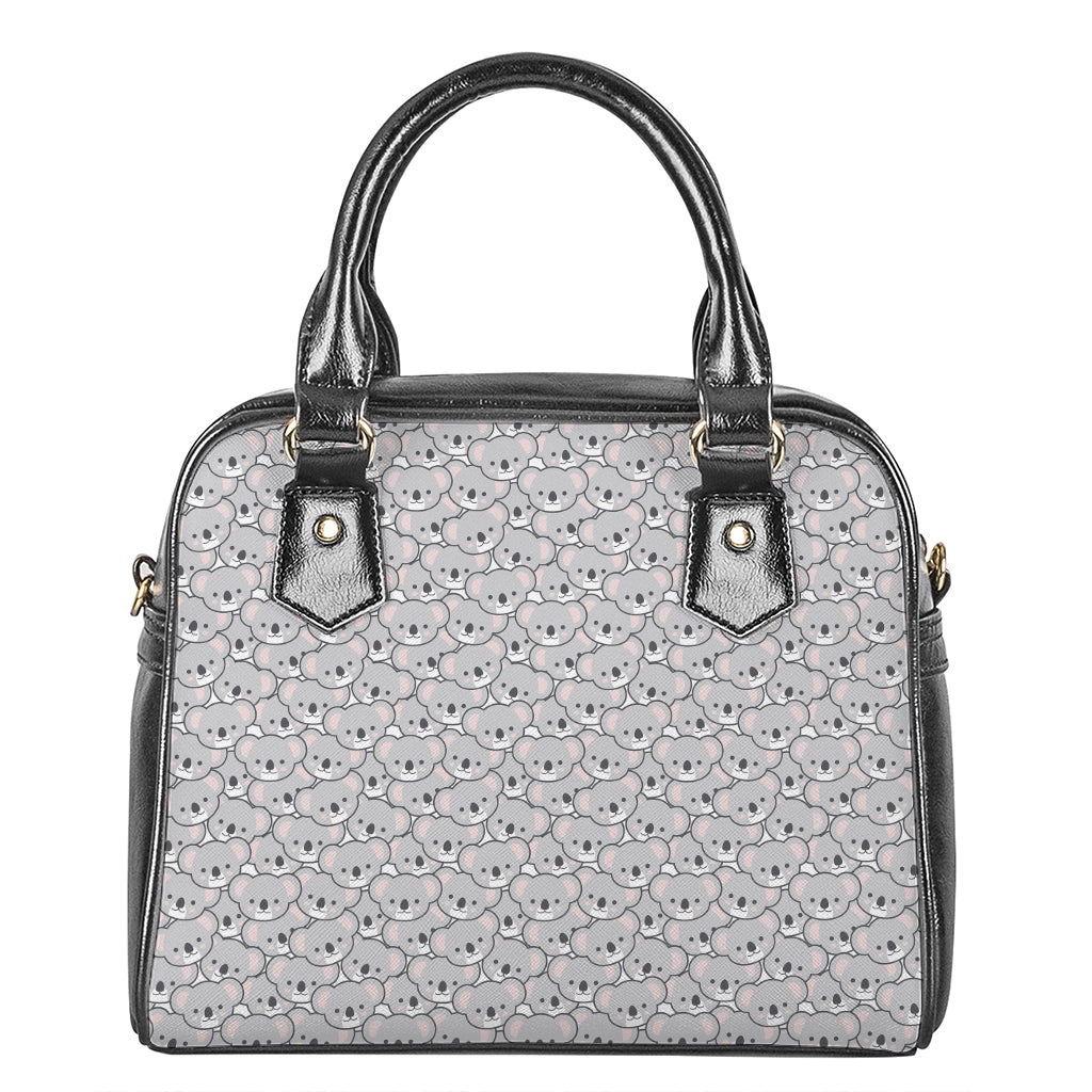Cartoon Koala Pattern Print Shoulder Handbag