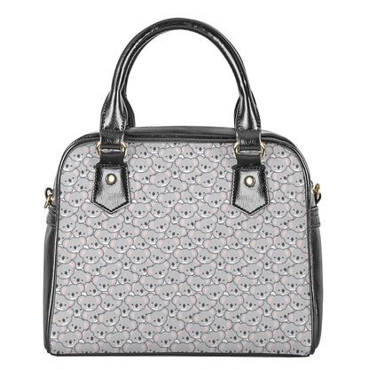 Cartoon Koala Pattern Print Shoulder Handbag
