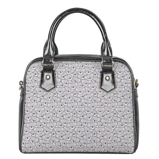 Cartoon Koala Pattern Print Shoulder Handbag