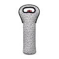 Cartoon Koala Pattern Print Single Neoprene Wine Tote