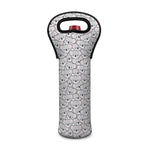 Cartoon Koala Pattern Print Single Neoprene Wine Tote