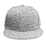 Cartoon Koala Pattern Print Snapback Cap