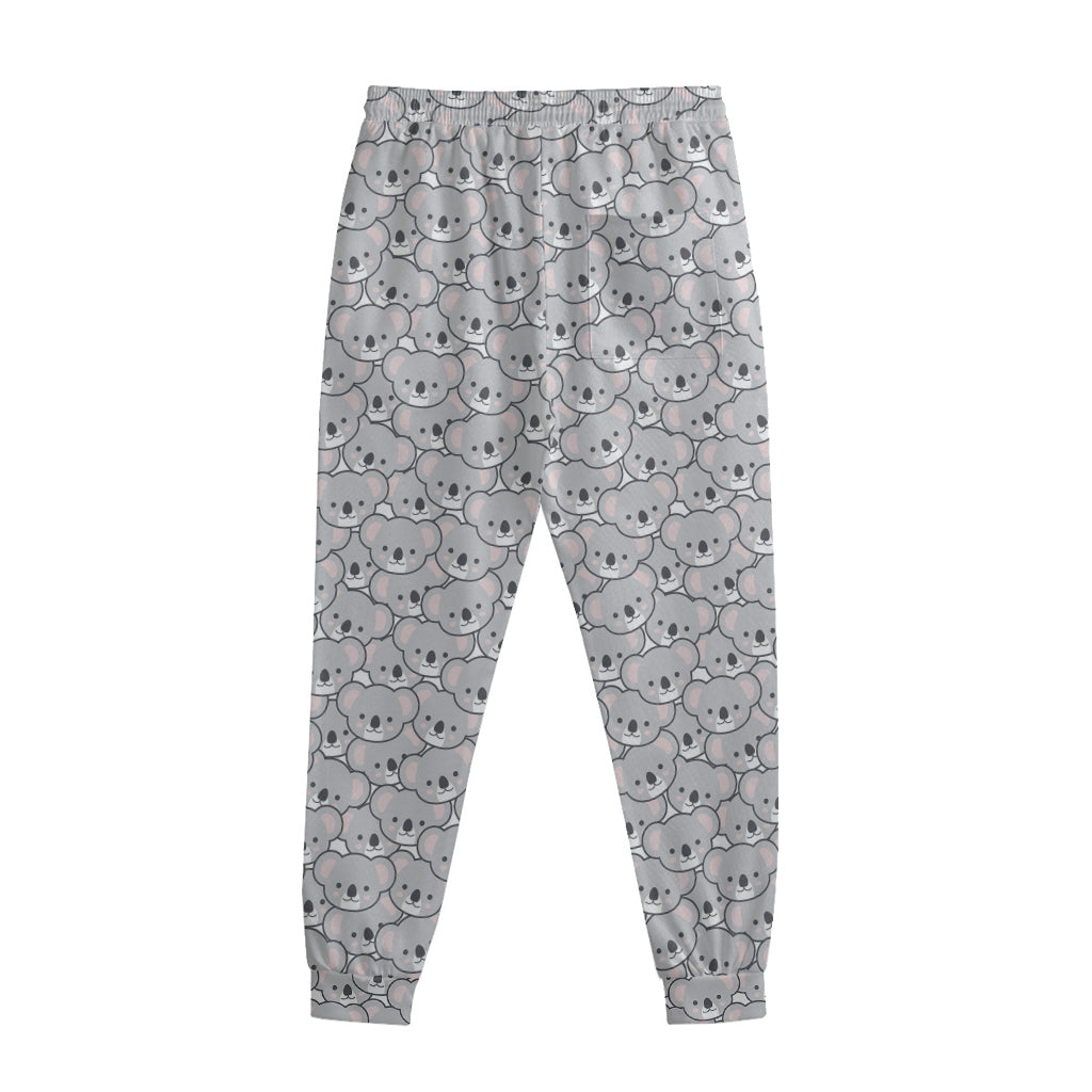 Cartoon Koala Pattern Print Sweatpants