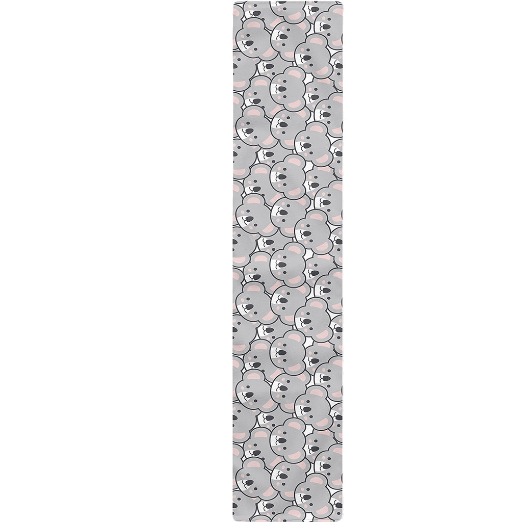 Cartoon Koala Pattern Print Table Runner