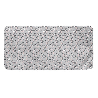 Cartoon Koala Pattern Print Towel