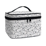 Cartoon Koala Pattern Print Travel Makeup Bag