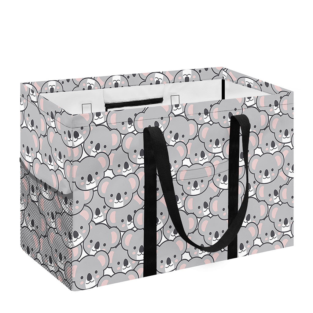 Cartoon Koala Pattern Print Utility Tote Bag