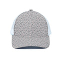 Cartoon Koala Pattern Print White Mesh Trucker Hat