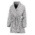 Cartoon Koala Pattern Print Women's Bathrobe