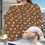 Cartoon Kulan Donkey Pattern Print Baby Seat Cover