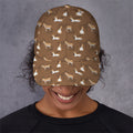 Cartoon Kulan Donkey Pattern Print Baseball Cap