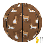 Cartoon Kulan Donkey Pattern Print Basketball