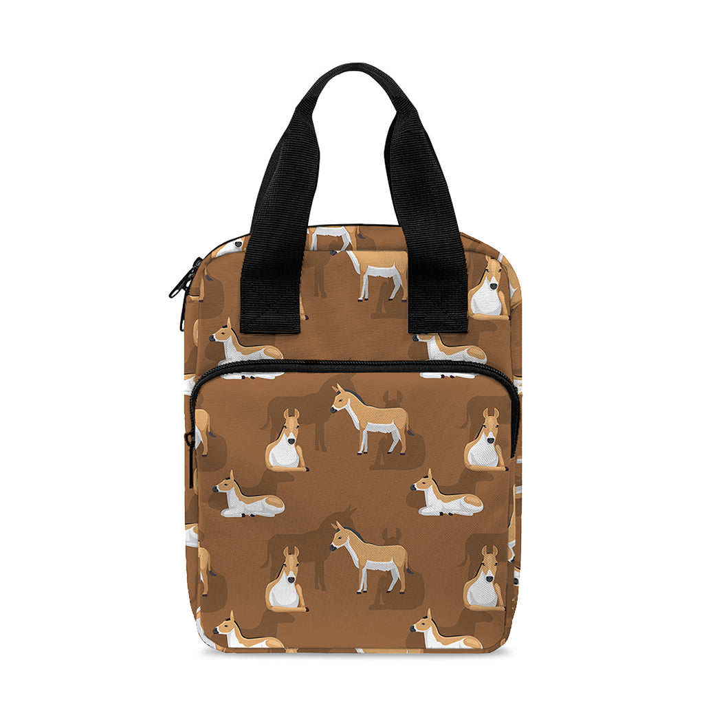 Cartoon Kulan Donkey Pattern Print Bible Tote Bag