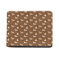Cartoon Kulan Donkey Pattern Print Bifold Wallet